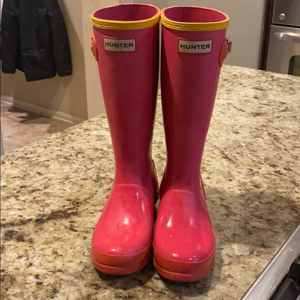Girls Hunter tall rain boots